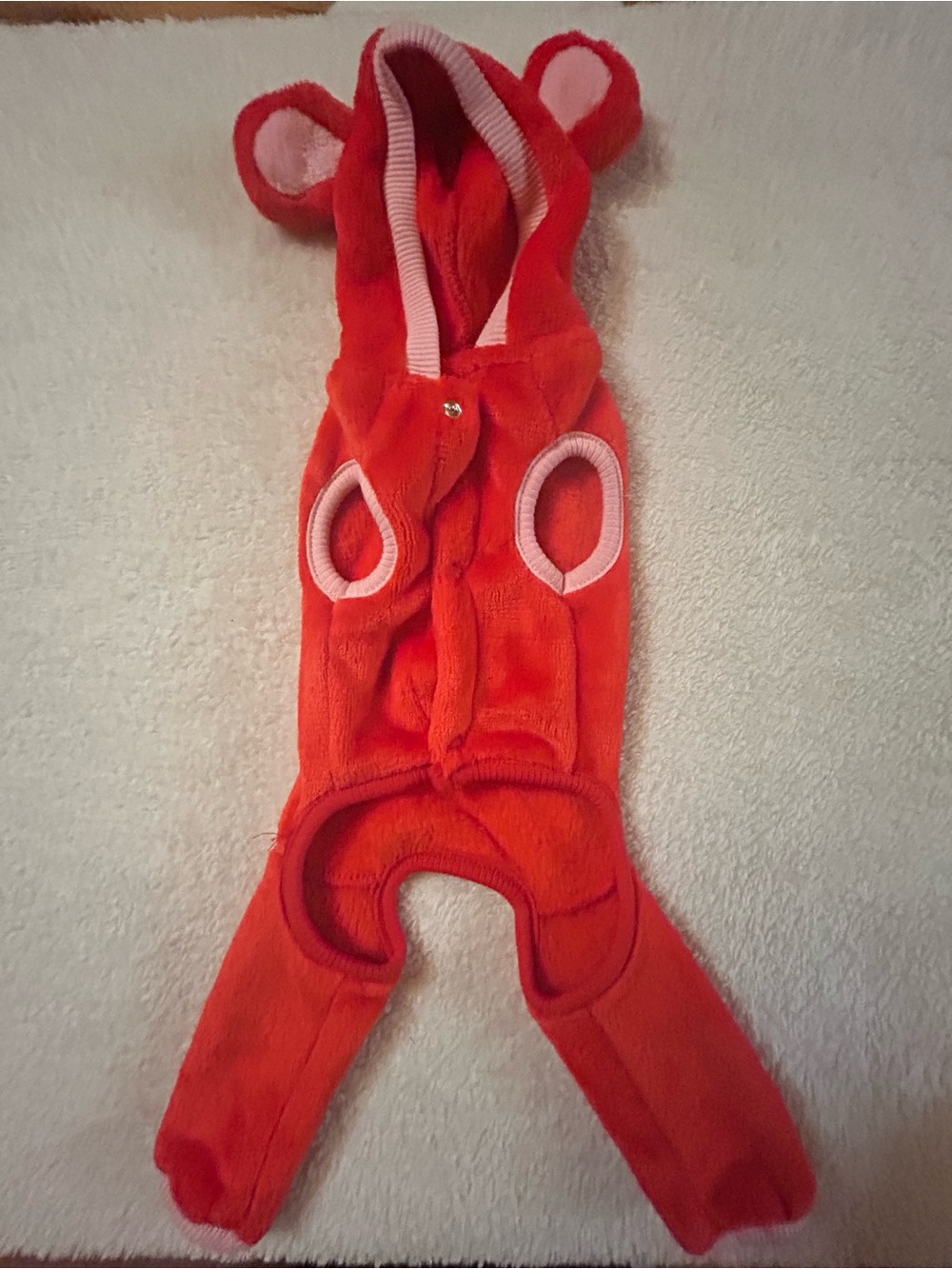 Red Fleece Coat for Dogs